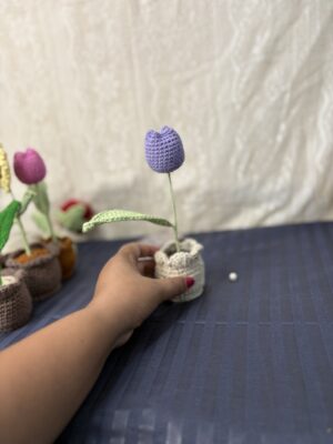Handmade tulip flowers