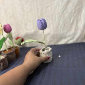 Handmade tulip flowers