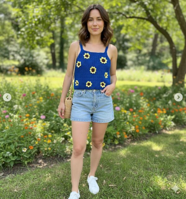 Handmade Crochet Crop Top