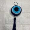 Evil Eye crochet  keychain